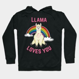 Llama Love Sweetheart Hoodie